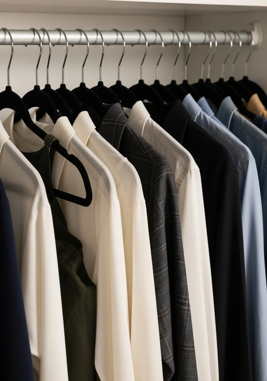 Uniform Hanger Strategy - 50 Smart Clothes Storage Ideas
