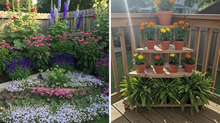 40 Pretty Flower Bed Corner Ideas