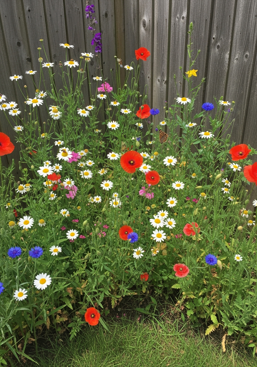 10. Cottage Style Wildflowers
