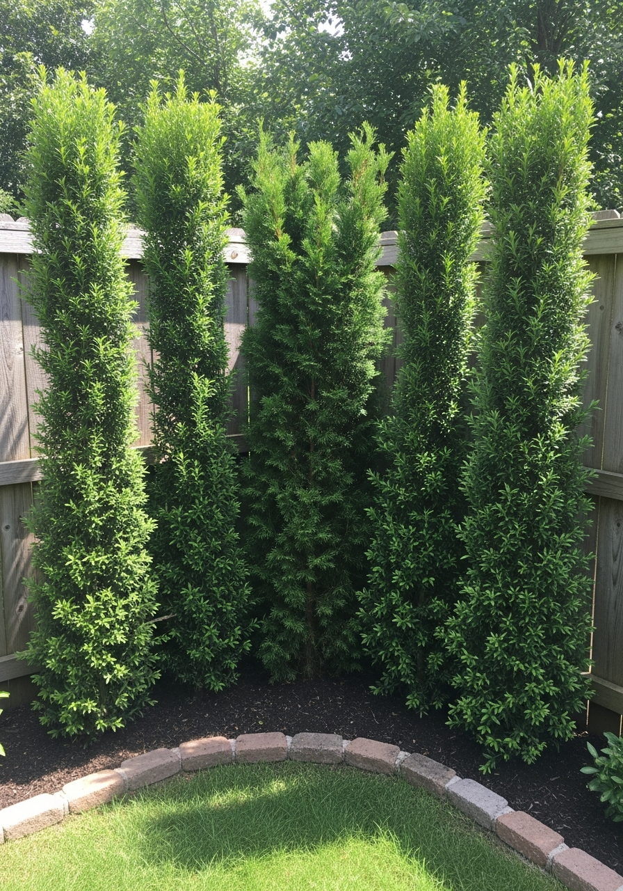 21. Tall Privacy Hedge