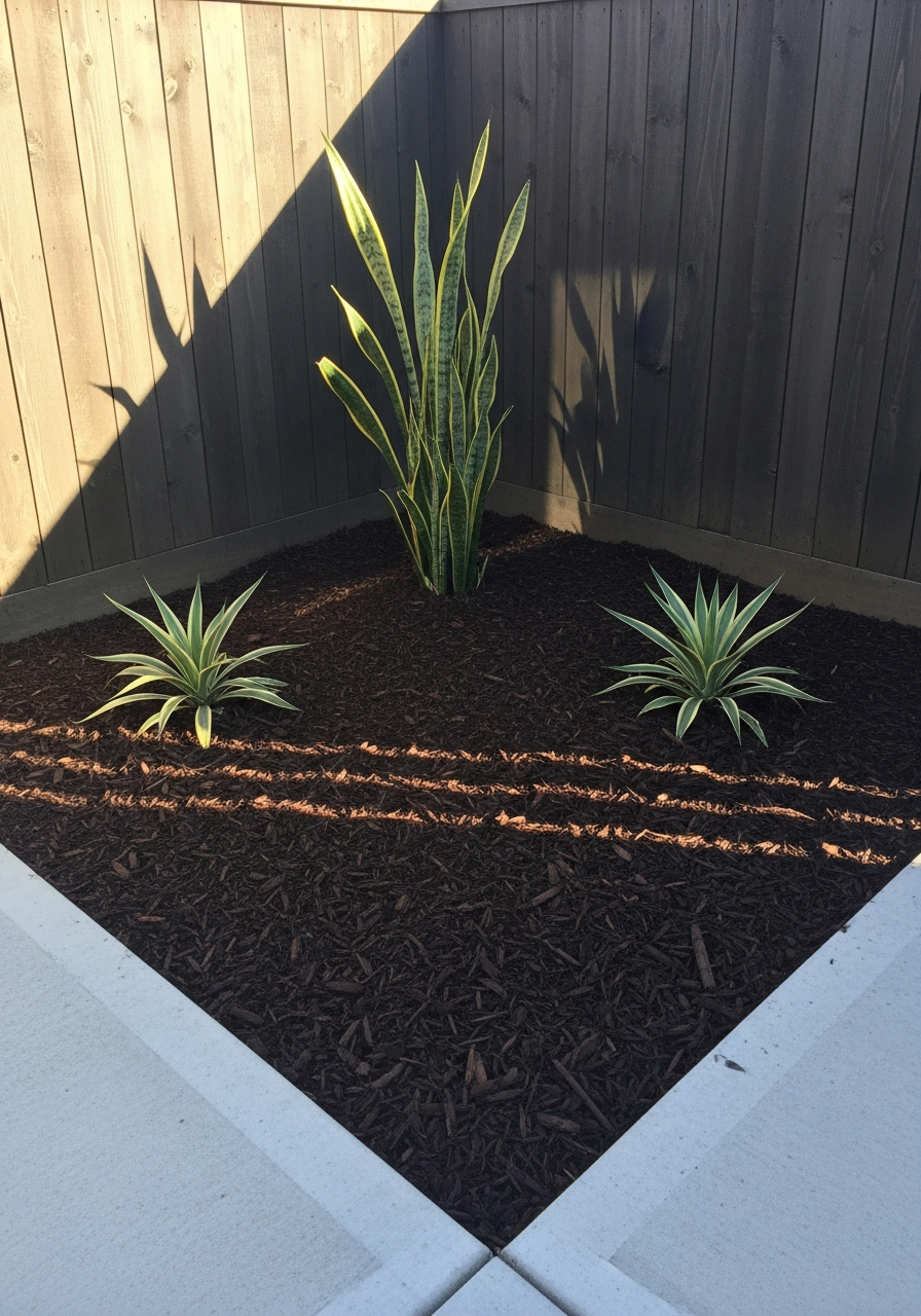 25. Mulched Minimalist Look