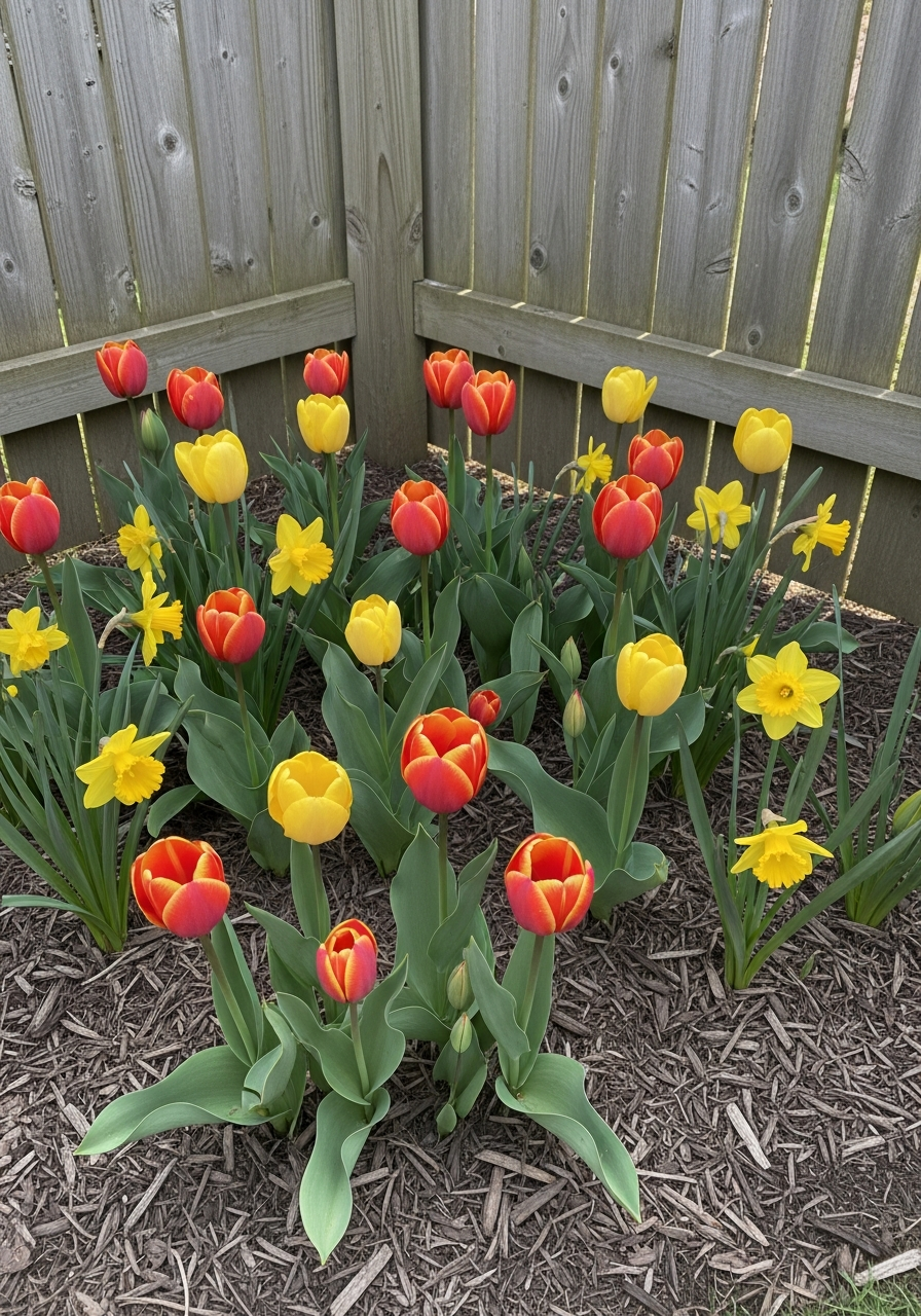 29. Seasonal Bulb Bed