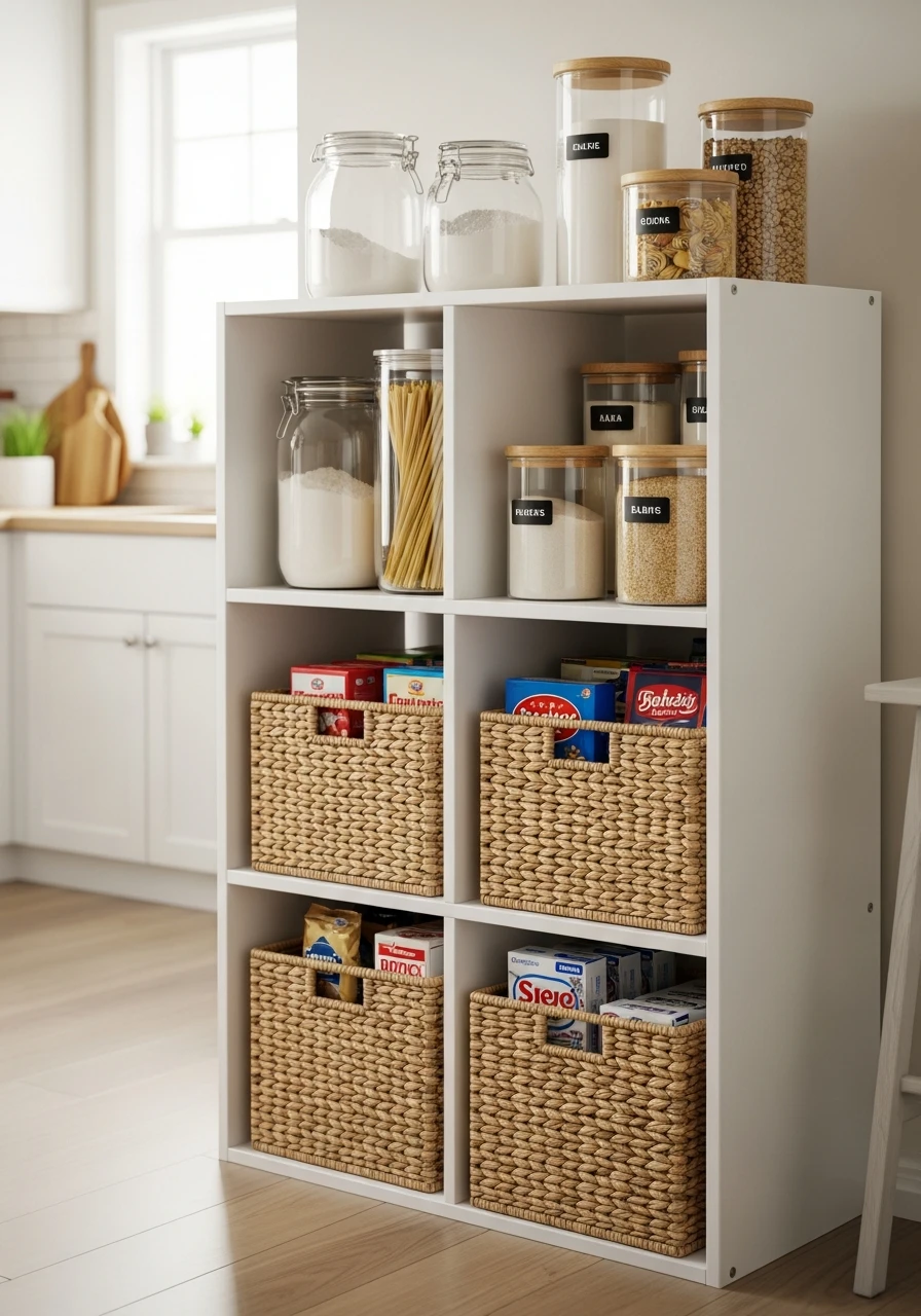 Extra Kitchen Pantry - 34 Genius Cube Storage Ideas for a High-End Look