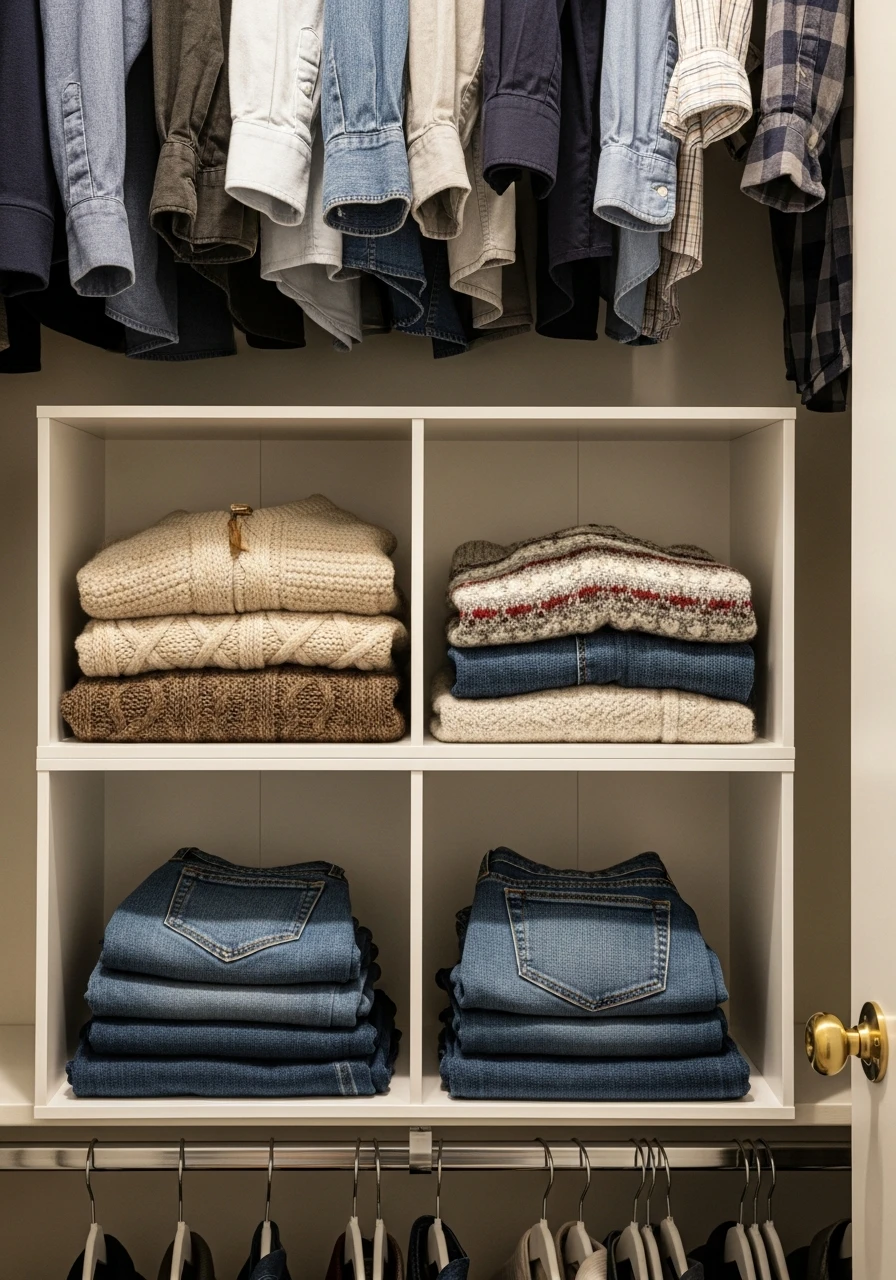 Custom Closet Built-Ins - 34 Genius Cube Storage Ideas for a High-End Look