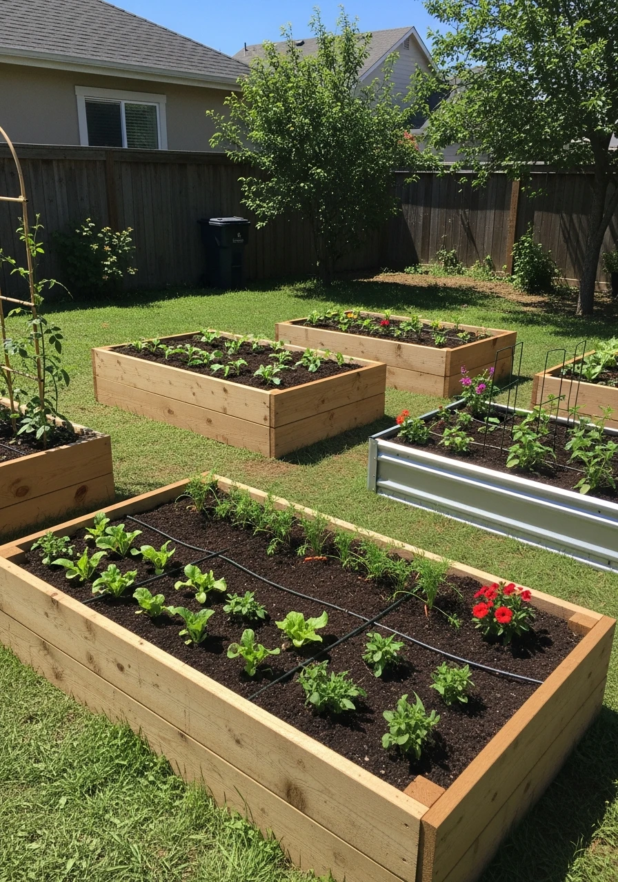 Raised Garden Beds - 50 Easy DIY Backyard Ideas to Create Your Dream Outdoor Space