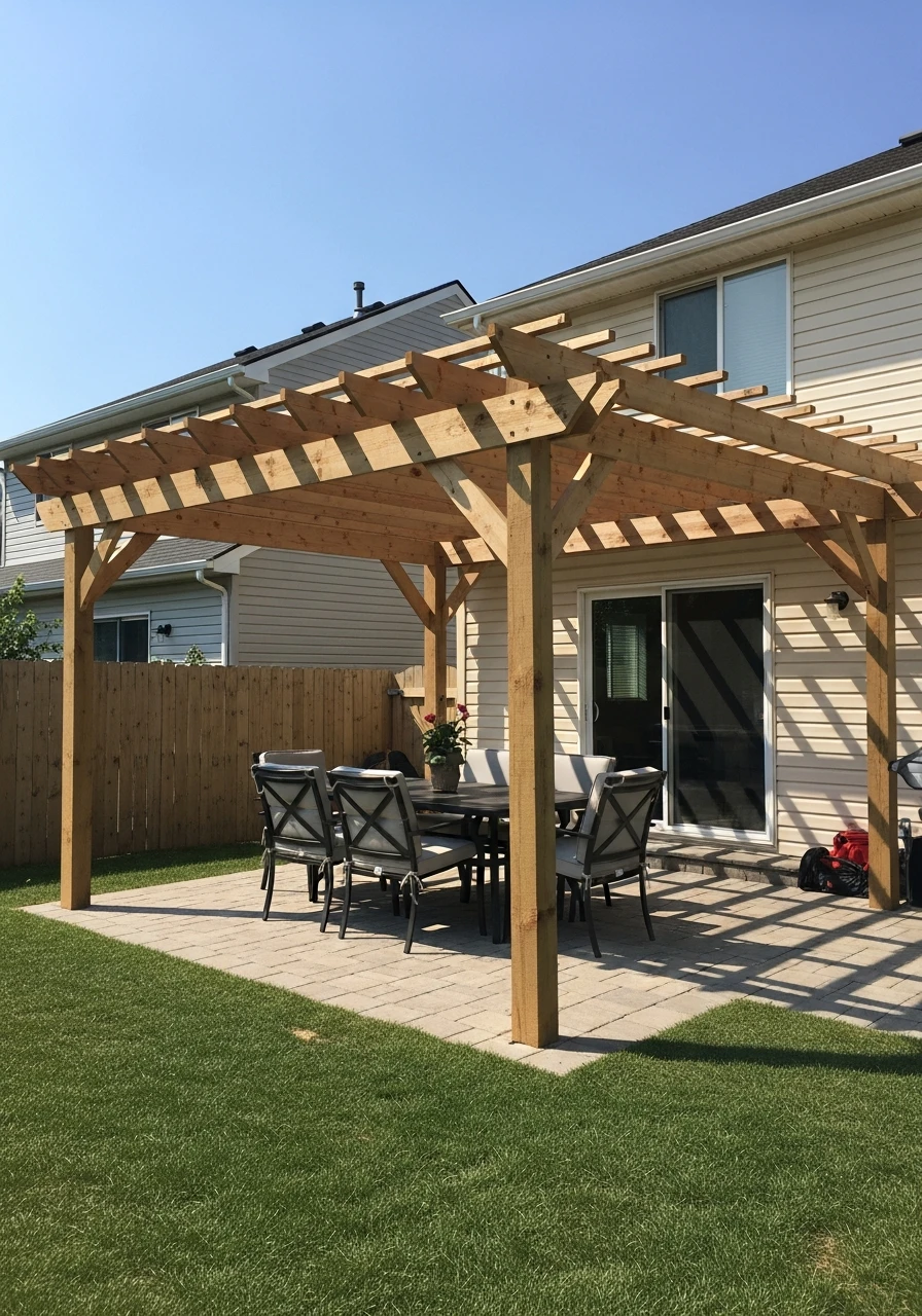 Build Backyard Pergola - 50 Easy DIY Backyard Ideas to Create Your Dream Outdoor Space