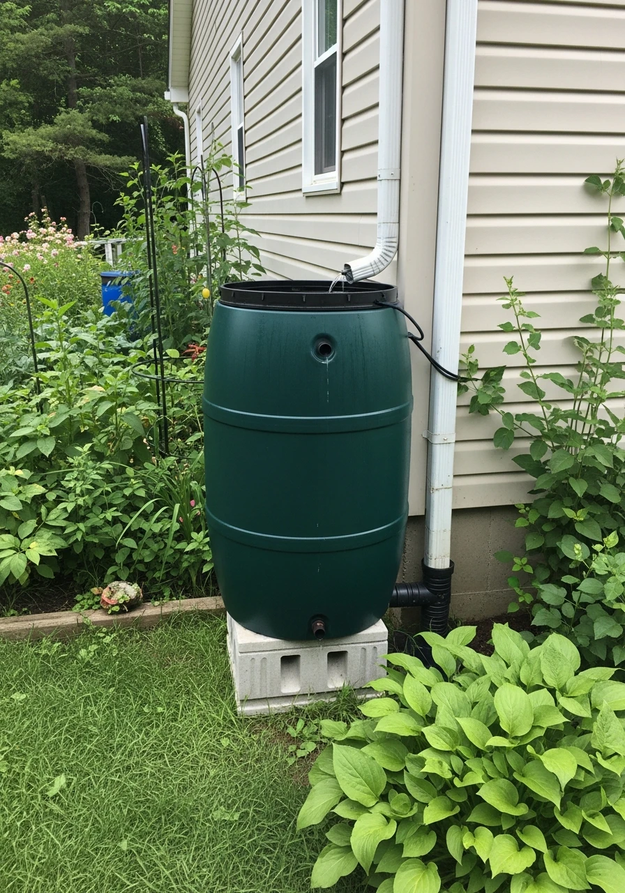 Rain Barrel for Watering - 45 Genius DIY Garden Ideas to Spruce Up Your Yard