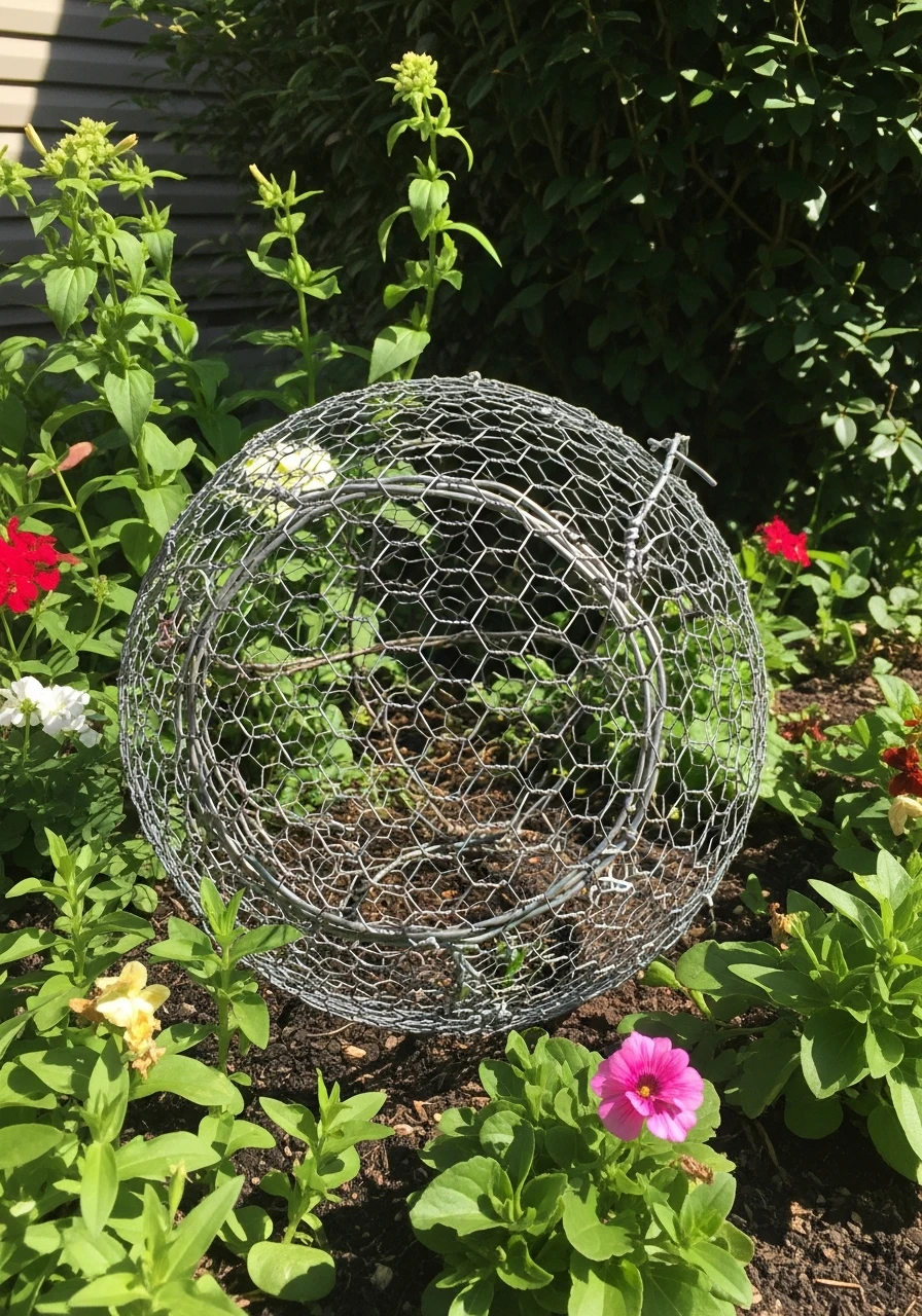 DIY Garden Sphere - 45 Genius DIY Garden Ideas to Spruce Up Your Yard