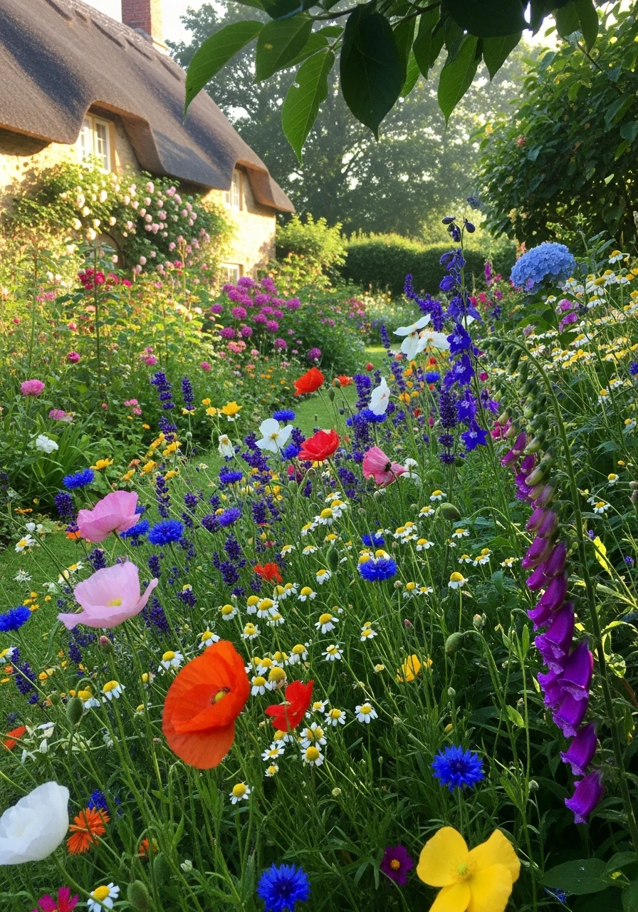 12. Wildflower Cottage Garden