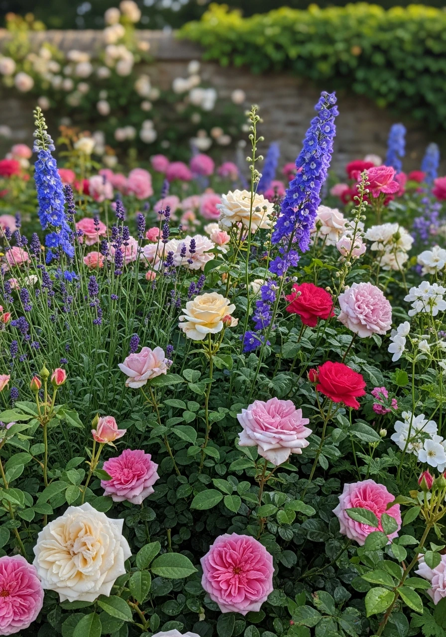 15. English Rose Garden Bed