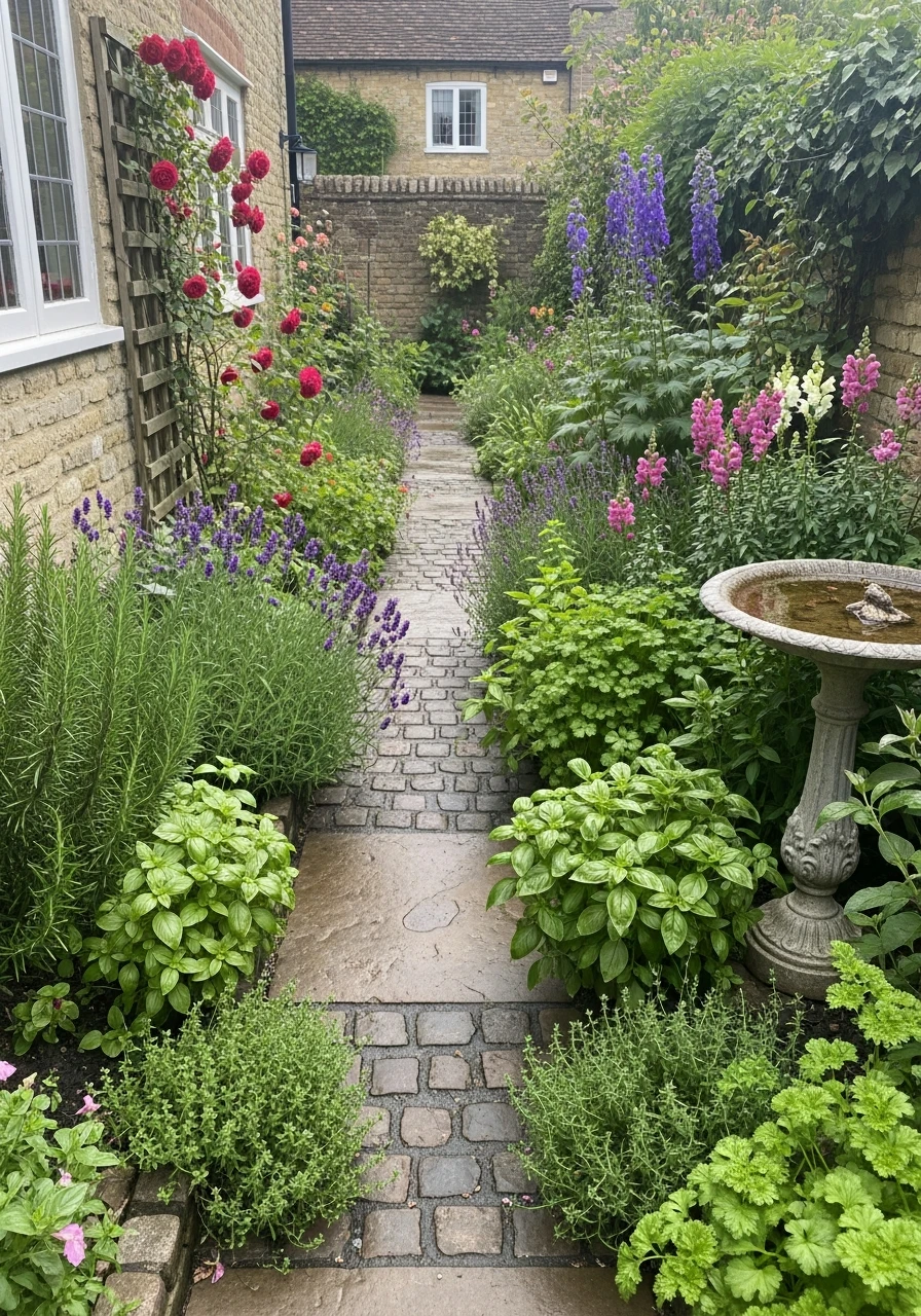17. Herb Filled English Garden