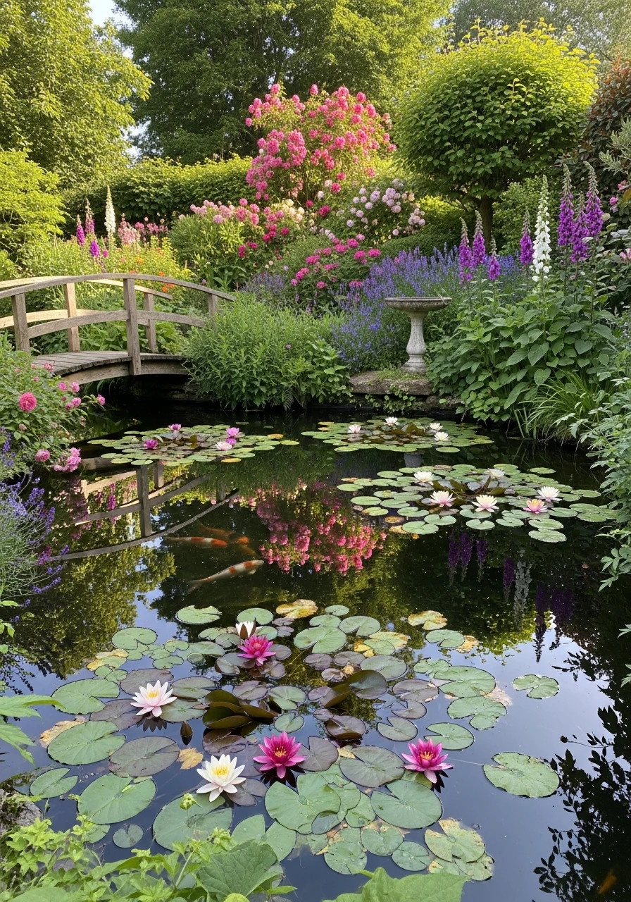 19. English Garden Pond