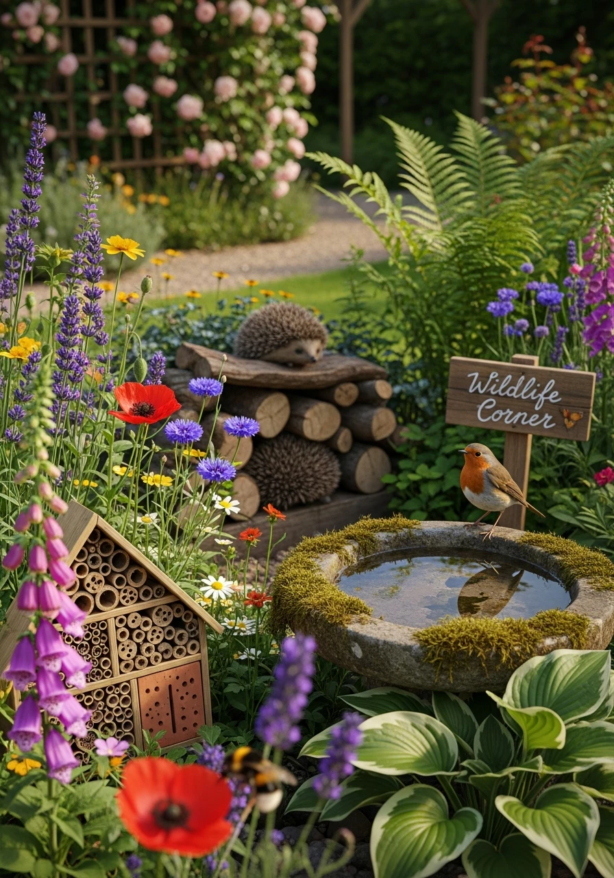 25. English Garden Wildlife Corner