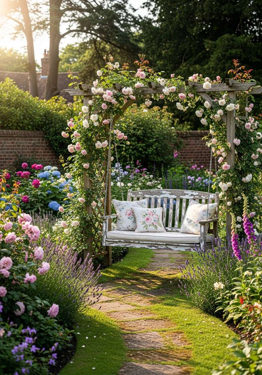 26. Romantic Garden Swing