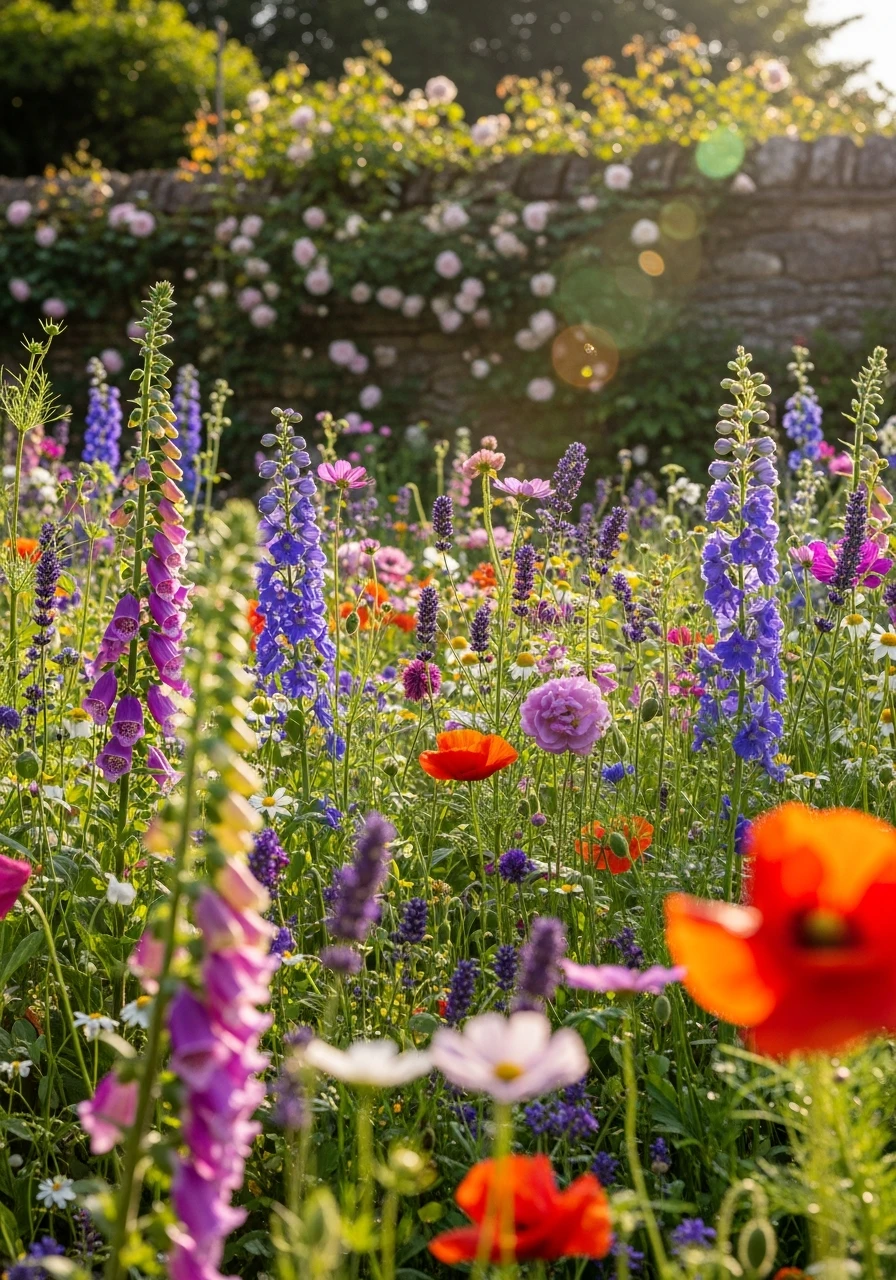 28. Cottage Garden Flower Meadow