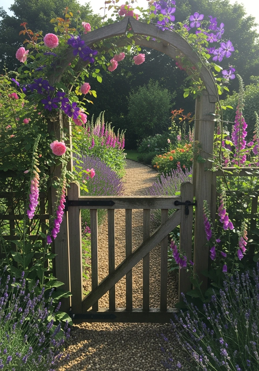 30. English Garden Entry Gate