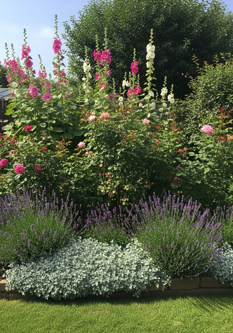 35. Cottage Garden Flower Layers