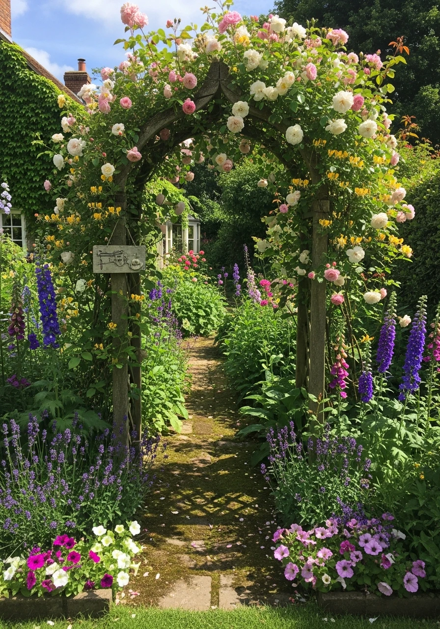 42. Cottage Garden Archway Entrance