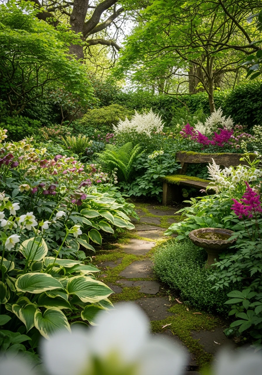 43. English Garden Shade Garden