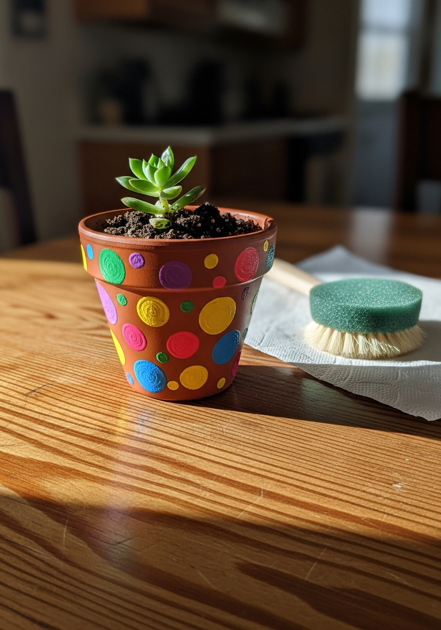 1. Colorful Polka Dot Patterns