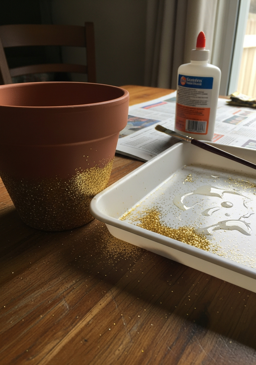 23. Sparkling Glitter Bottom Pot