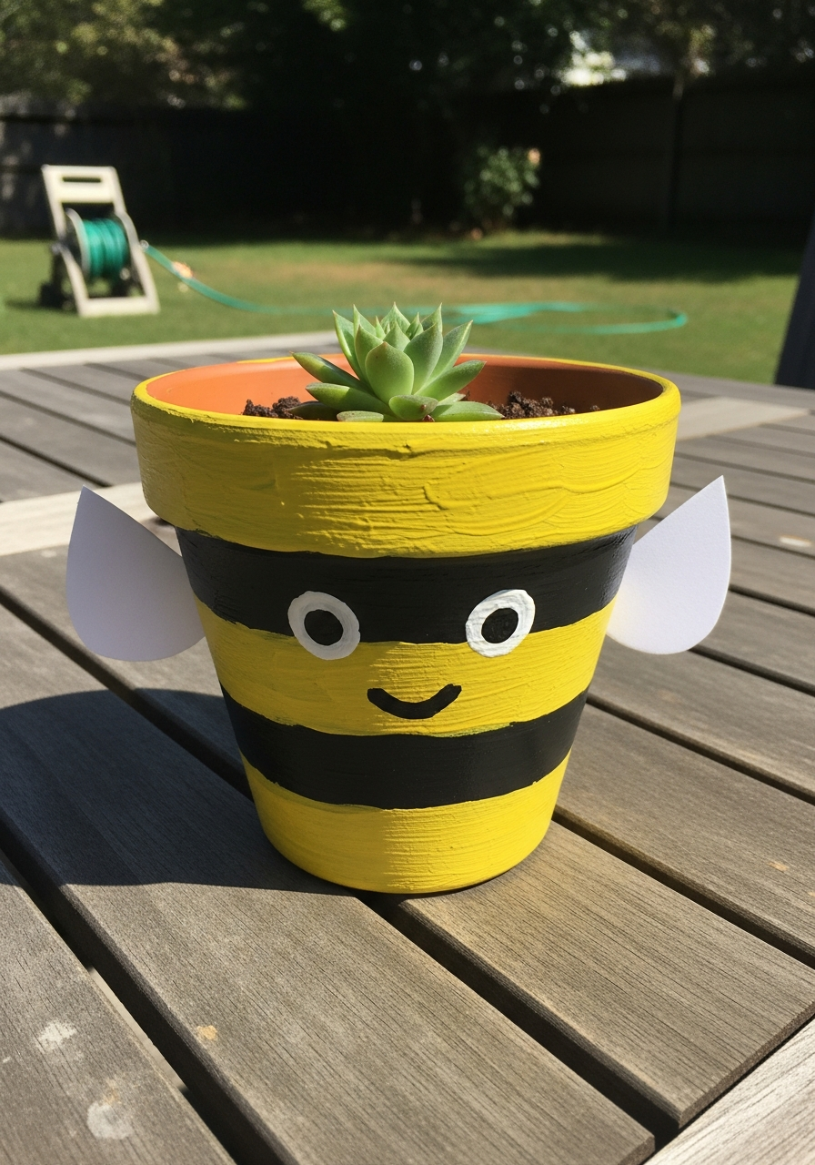 30. Cute Yellow Bumblebee Theme