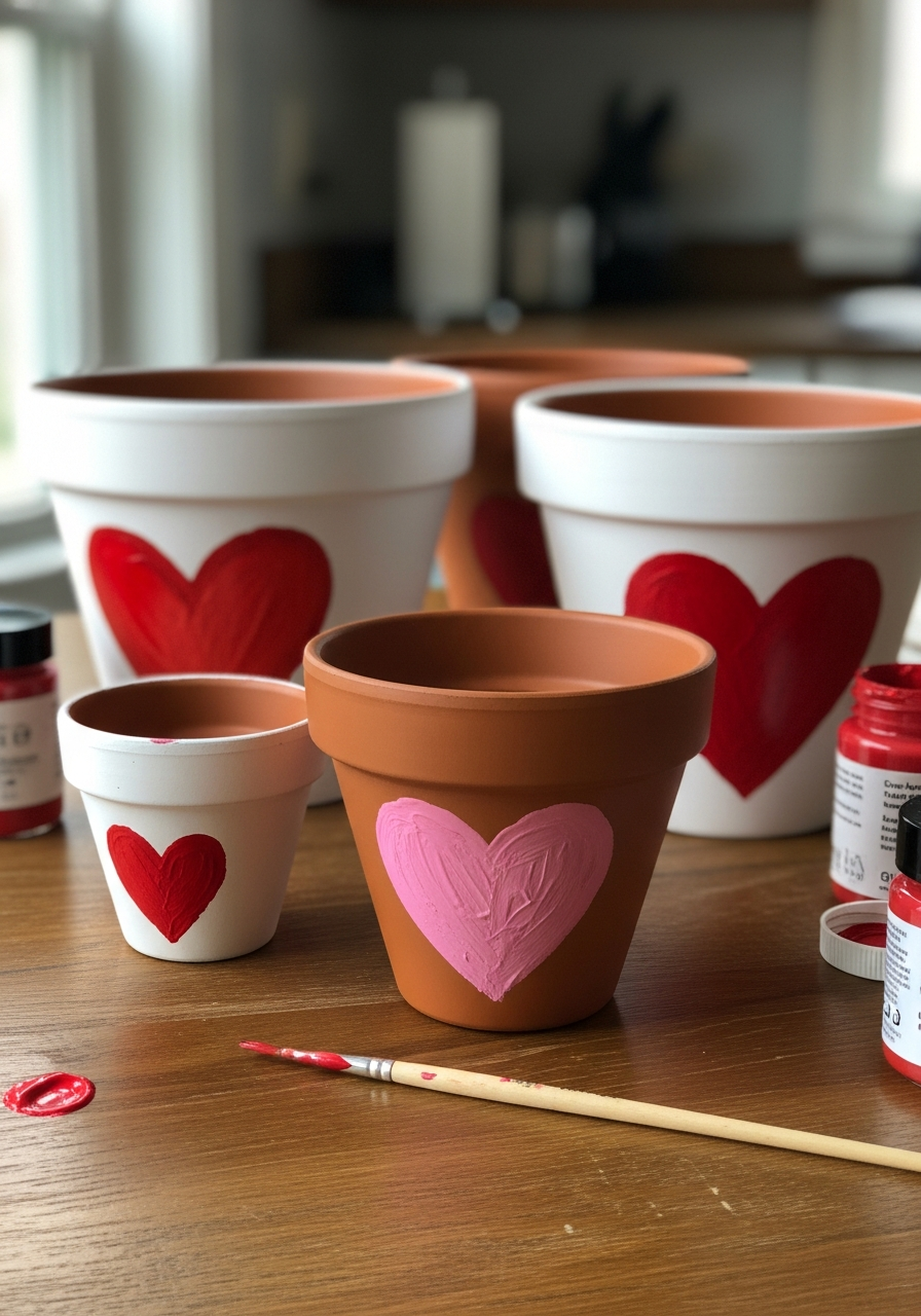 32. Sweet Painted Heart Design