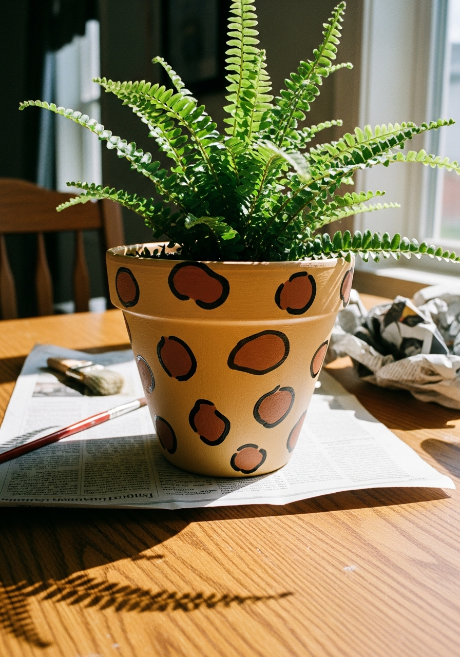 34. Bold Leopard Spot Pattern