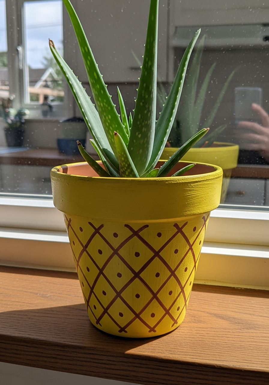 39. Fruity Yellow Pineapple Design