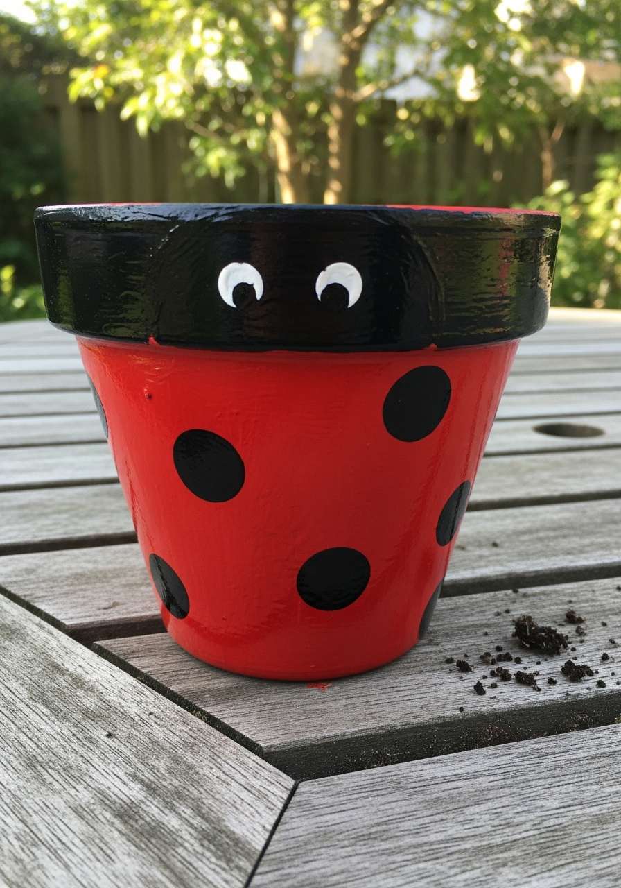 44. Cute Red Ladybug Theme