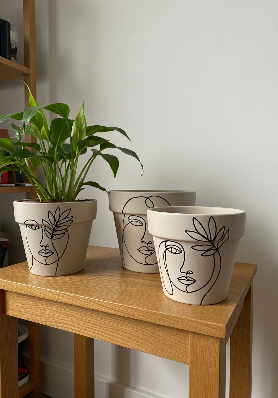 45. Simple Minimalist Line Art