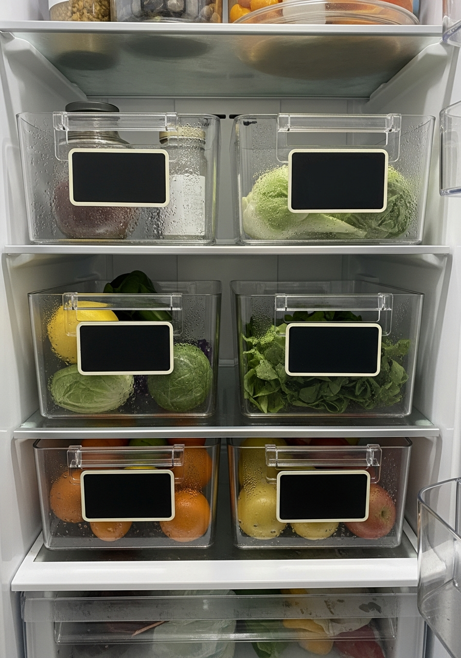 22. Chalkboard Bin Labels