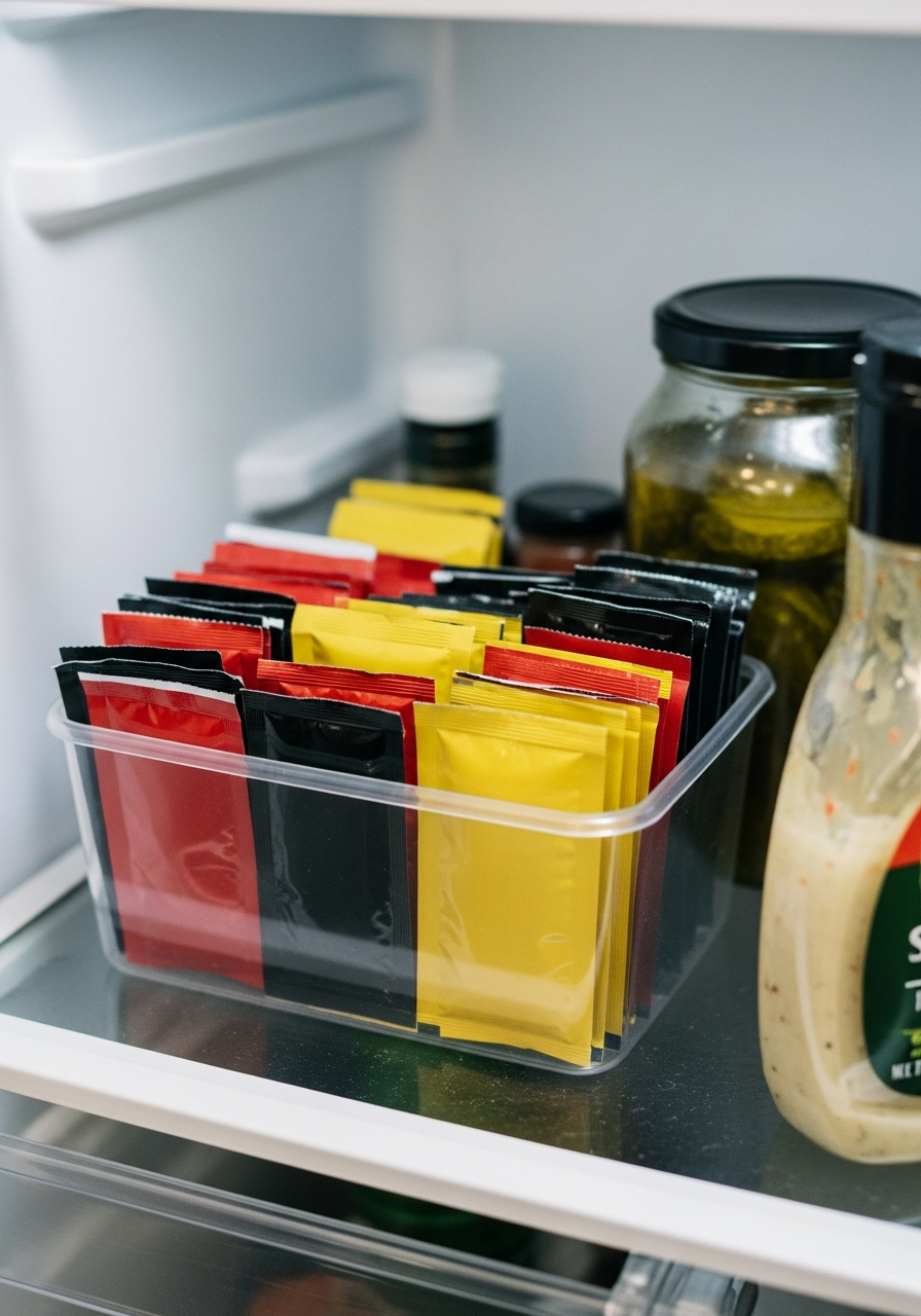 27. Sauce Packet Organizer