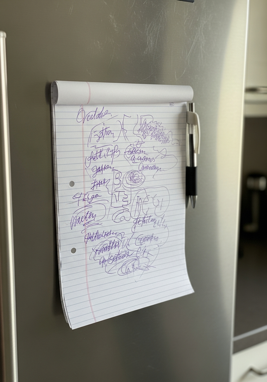 36. Magnetic Shopping List