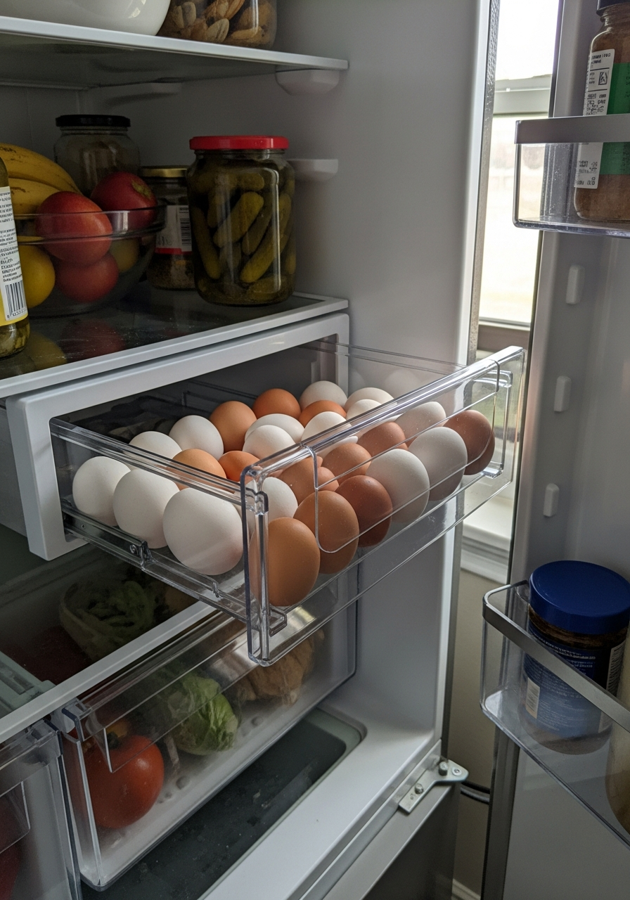 4. Pull Out Egg Drawer