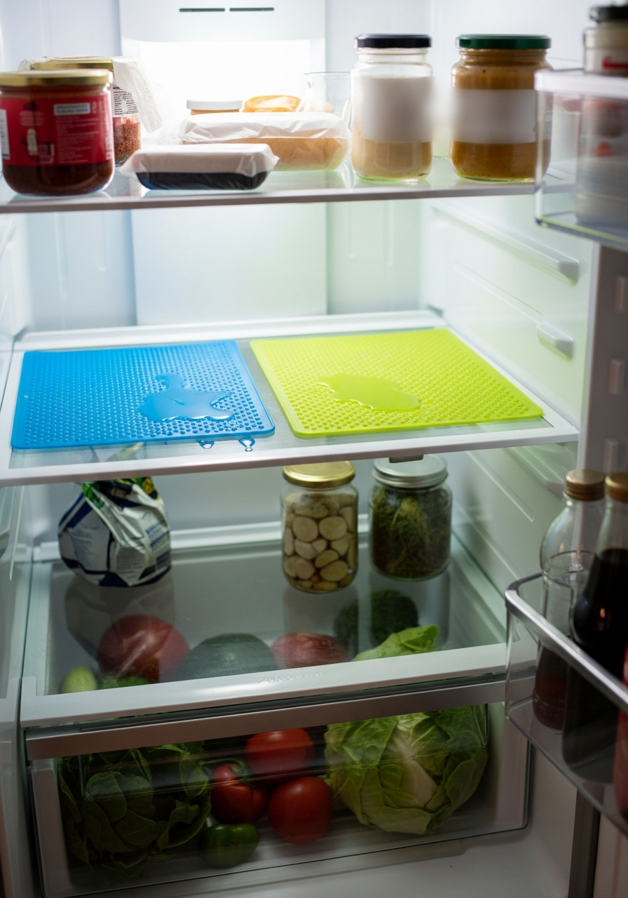 46. Easy Clean Shelf Liners