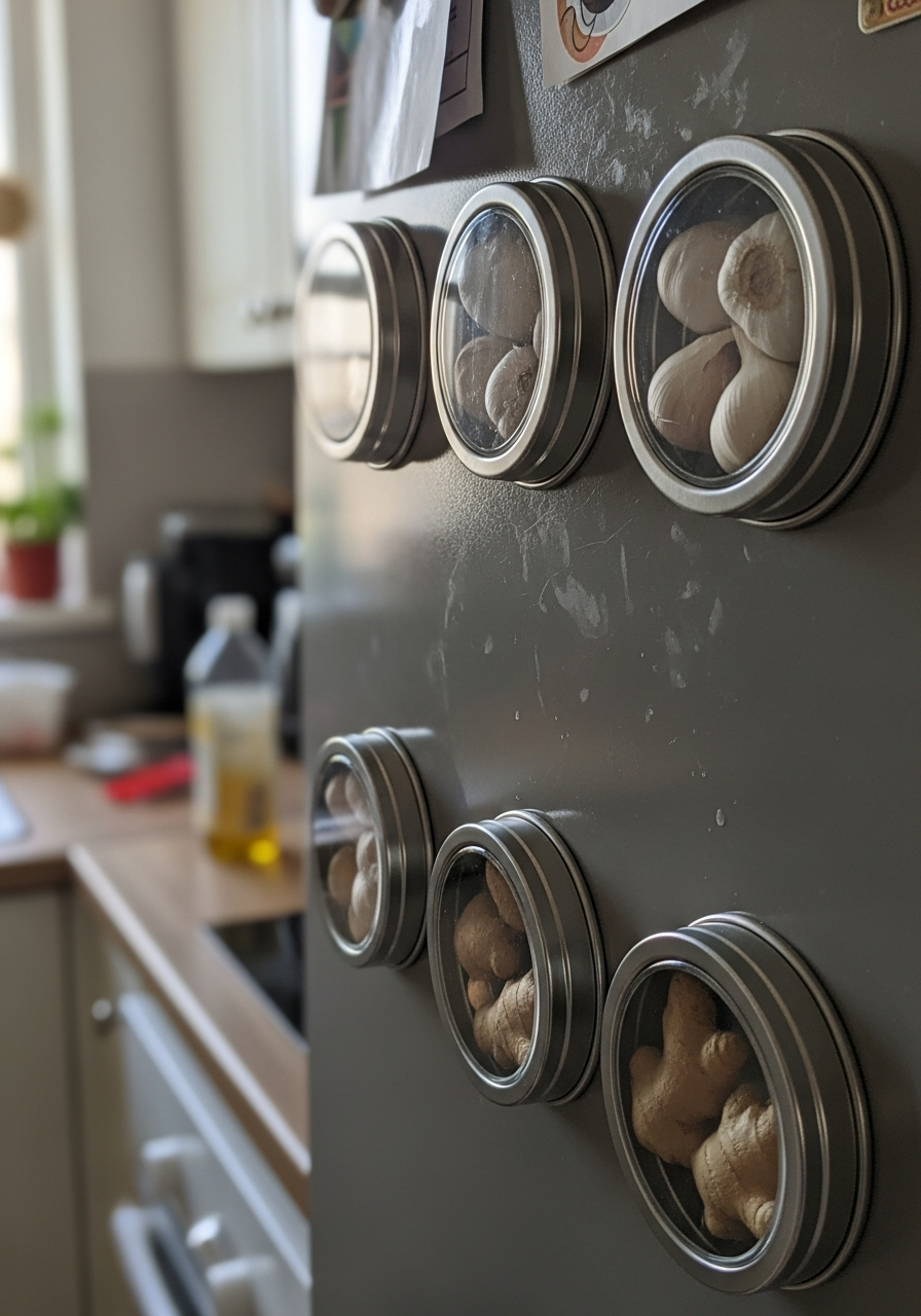 6. Magnetic Spice Tins