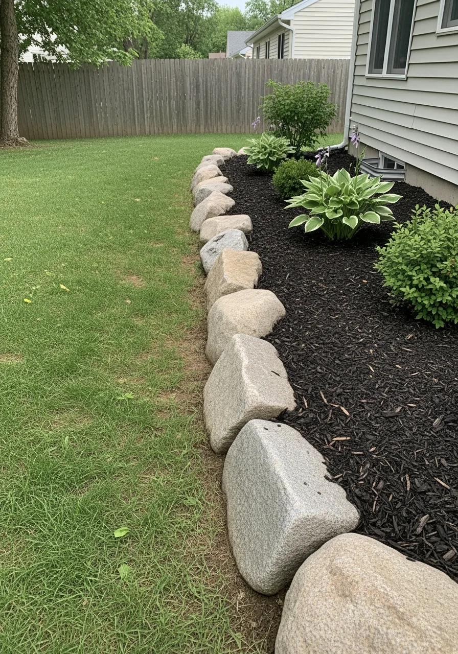 17. Natural Boulder Accents