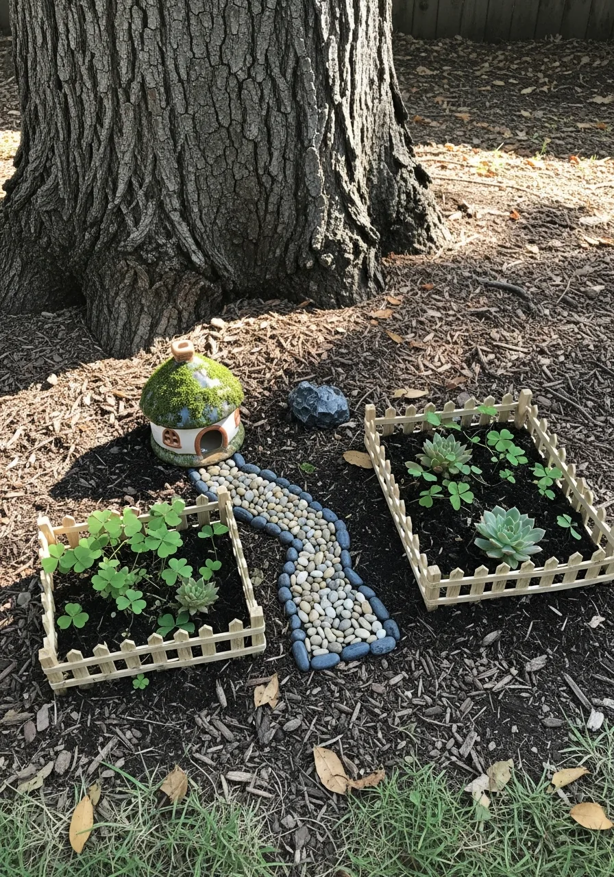 18. Mini Fairy Garden Corner