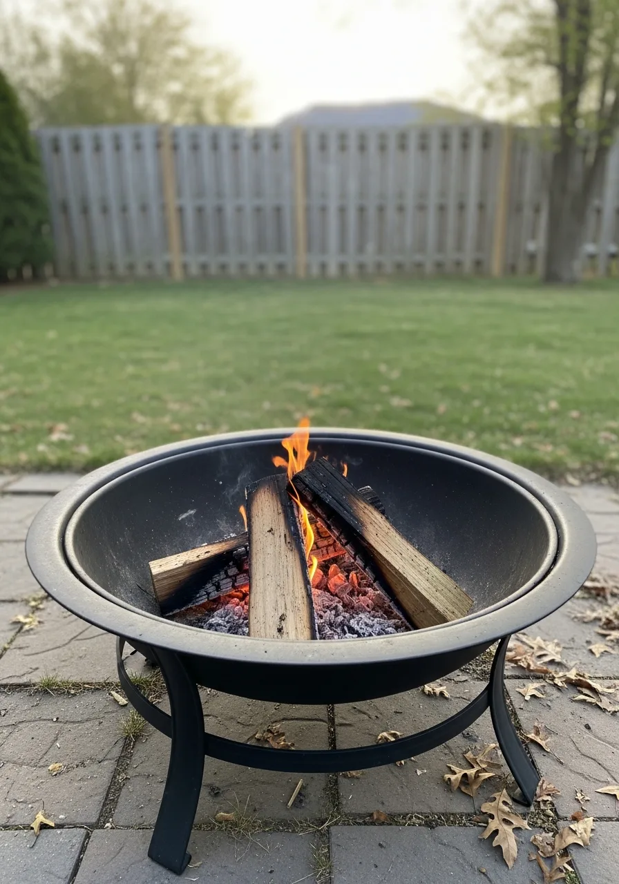 21. Outdoor Fire Pit Feature