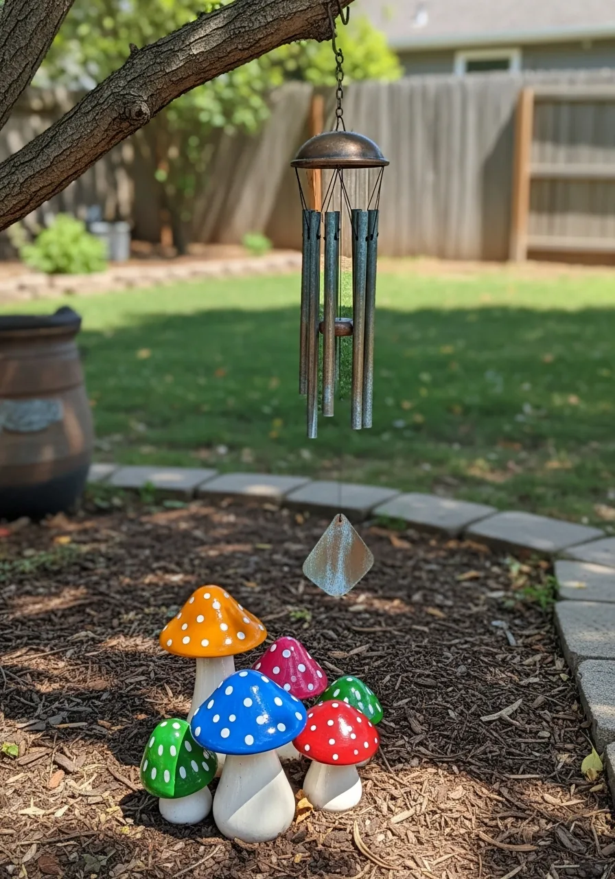 33. Garden Art Installations