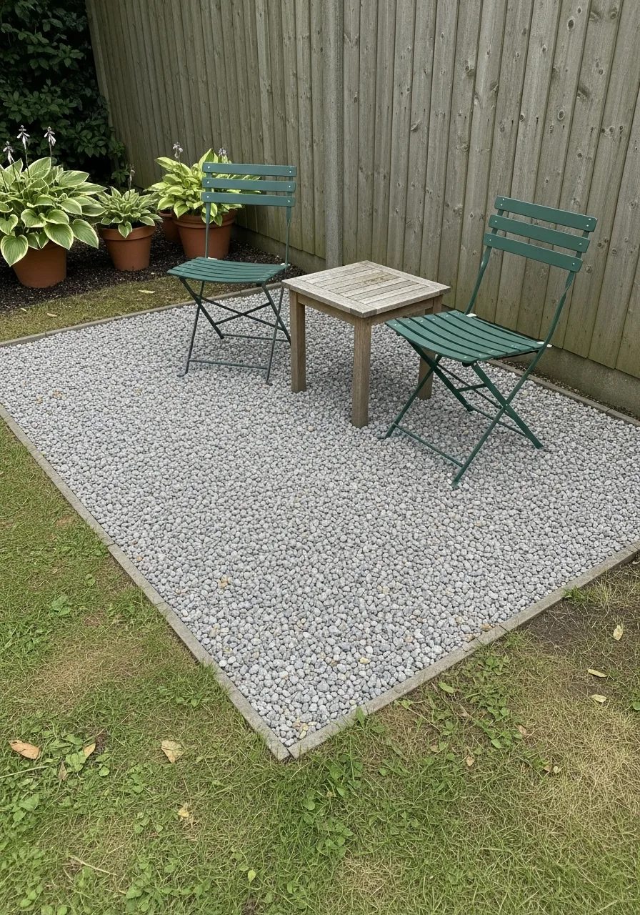 43. Gravel Seating Areas