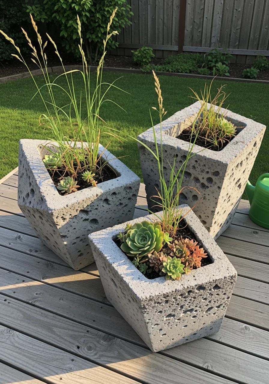 46. Sculptural Planters