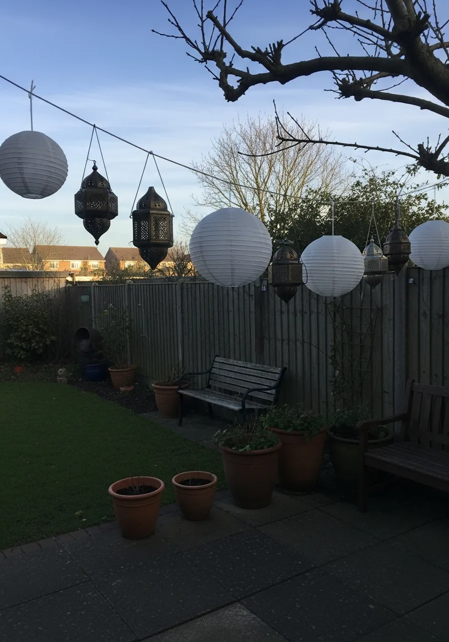 8. Hanging Lantern Displays