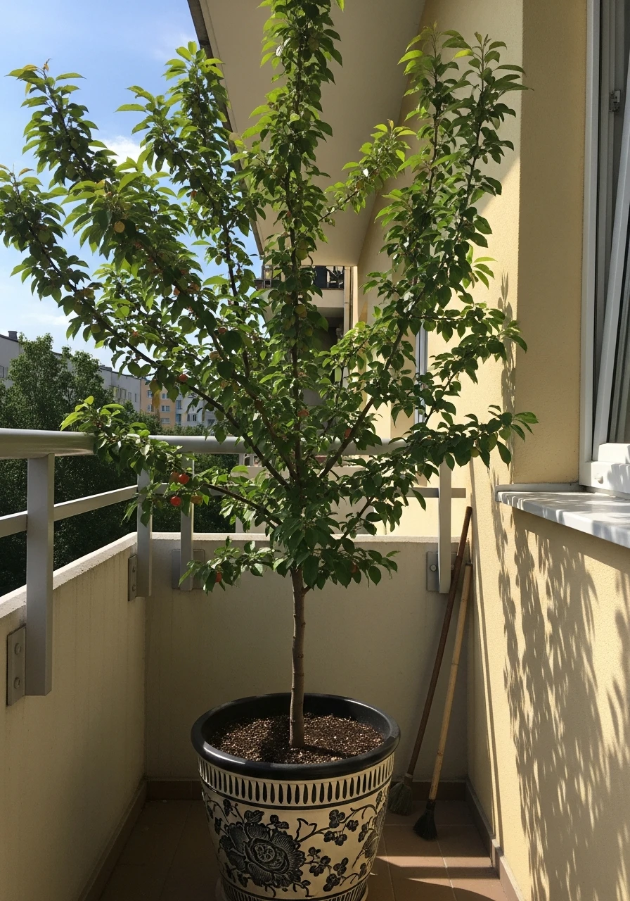 Container Fruit Tree - 50 Brilliant Garden Ideas for Small Spaces