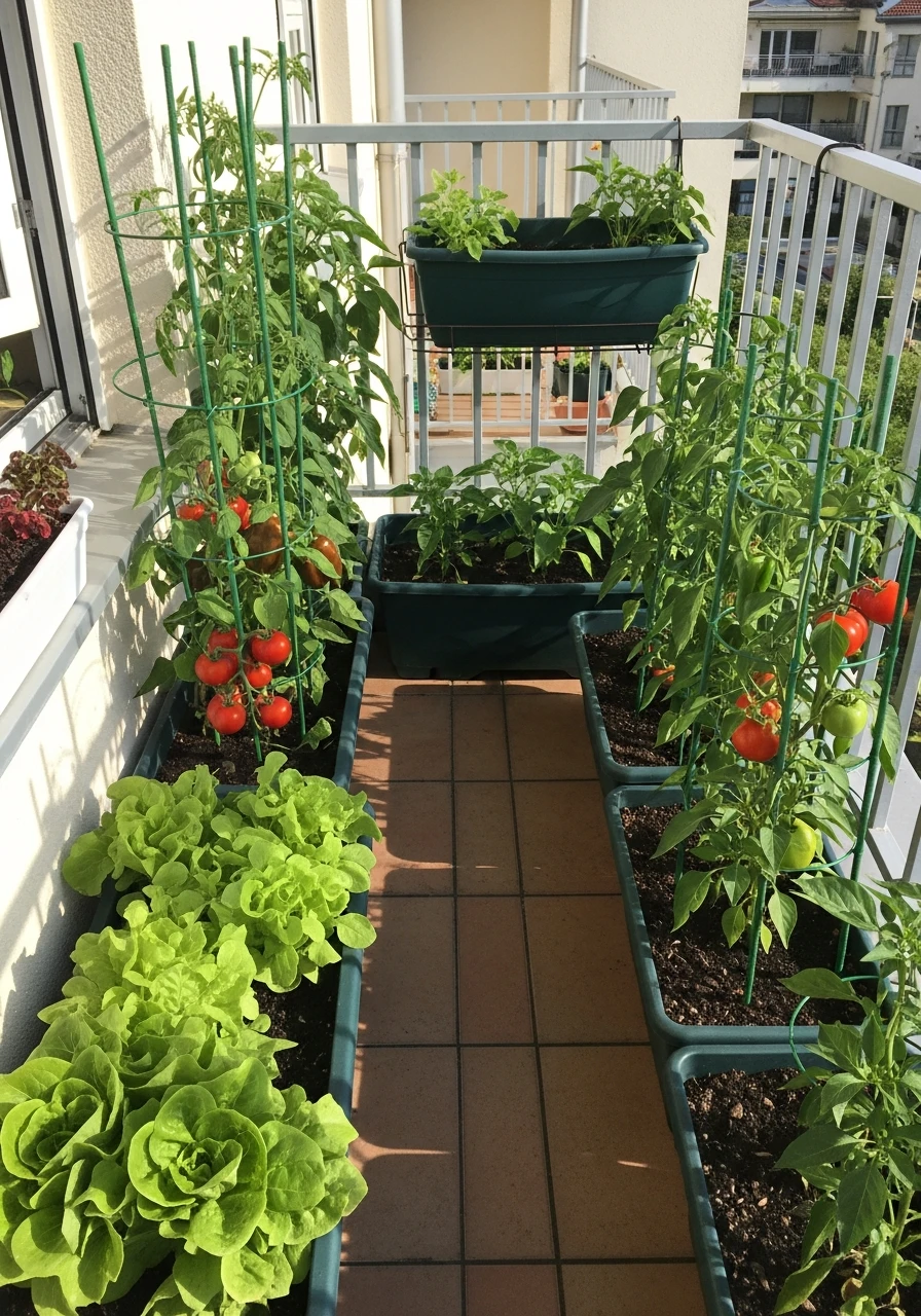 Compact Vegetable Patch - 50 Brilliant Garden Ideas for Small Spaces