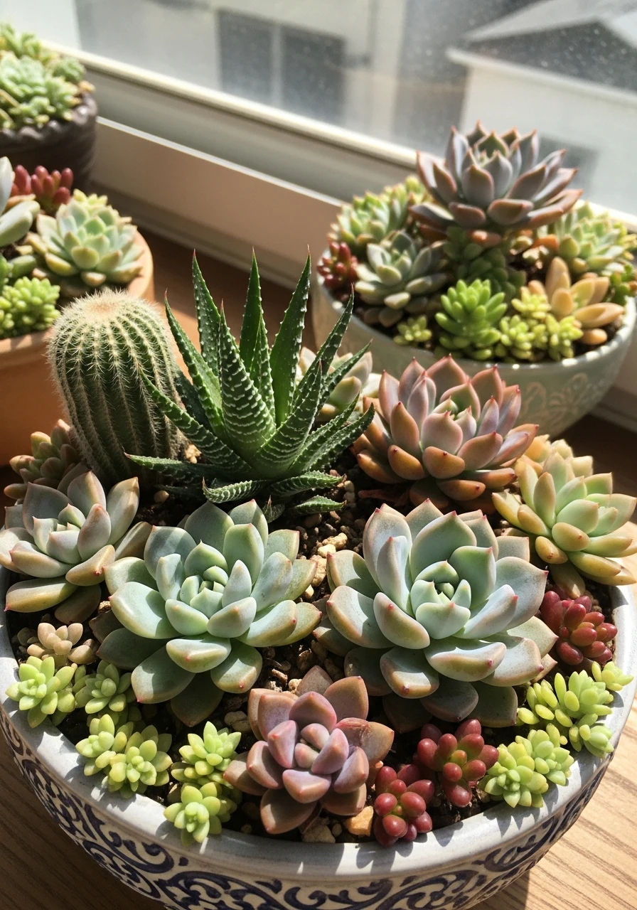 Succulent Garden Patch - 50 Brilliant Garden Ideas for Small Spaces