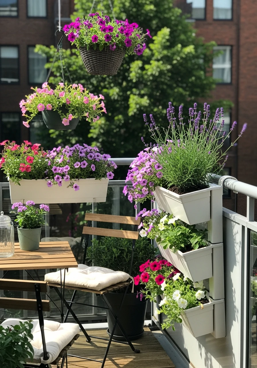 Pollinator Hanging Garden - 50 Brilliant Garden Ideas for Small Spaces