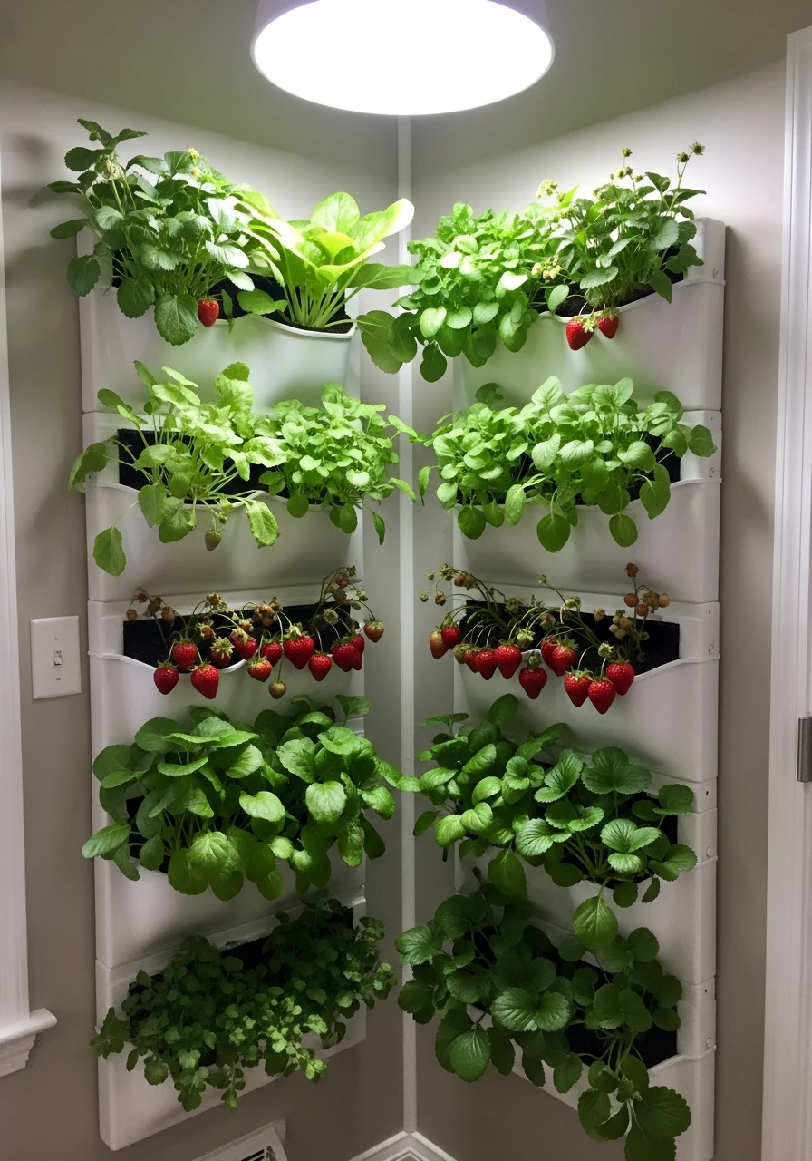 Edible Wall Garden - 50 Brilliant Garden Ideas for Small Spaces