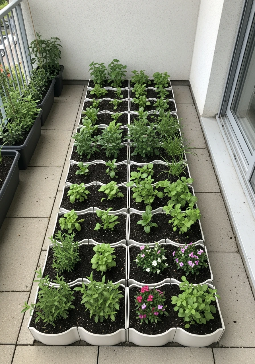 Garden Bento Layout Boxes - 50 Brilliant Garden Ideas for Small Spaces